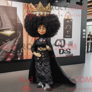 Black Queen-mascottekostuum...