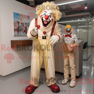 Beige boze clown...