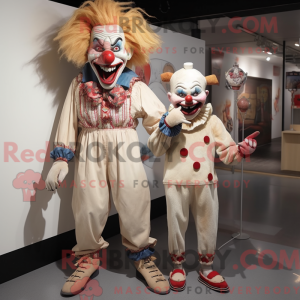 Beige boze clown...