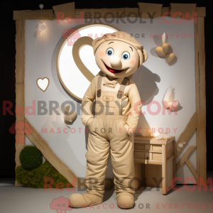 Beige Love Letter mascot...