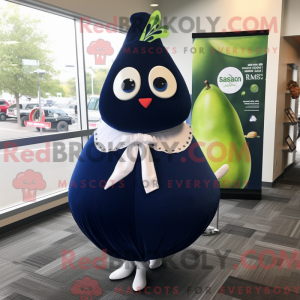 Navy Pear mascottekostuum...