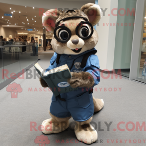 Navy Flying Squirrel mascot...