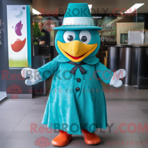Teal Shakshuka mascot...