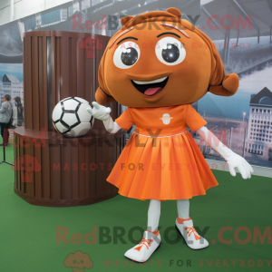 Rust Soccer Goal mascot...