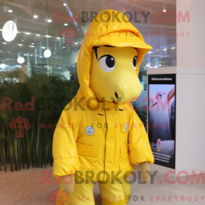 Lemon Yellow Horse mascot...