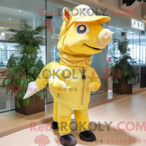 Disfraz de mascota caballo...