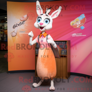 Peach Gazelle Maskottchen...
