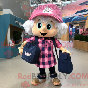 Navy Pink maskot kostume...