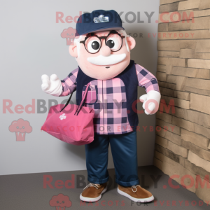 Marineroze mascottekostuum...