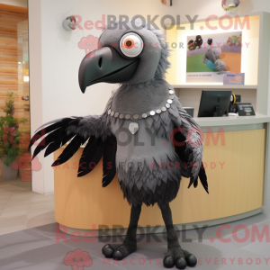 Maskottchenkostüm Gray Crow...