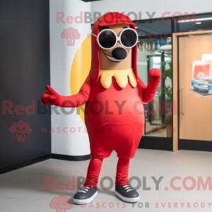 Red Hot Dog-mascottekostuum...