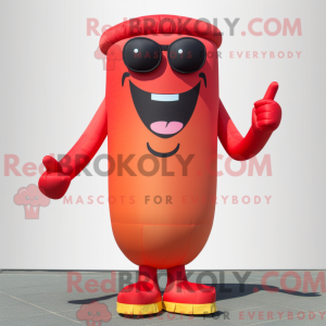 Postava maskota Red Hot Dog...