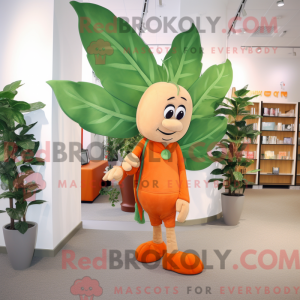 Orange Beanstalk maskot...