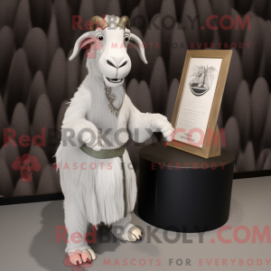 Silver Boer Goat mascot...