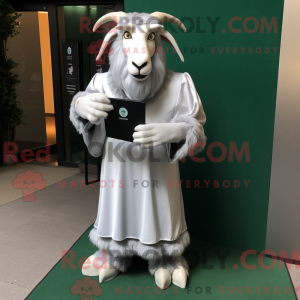 Silver Boer Goat mascot...
