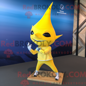 Yellow Swordfish mascot...