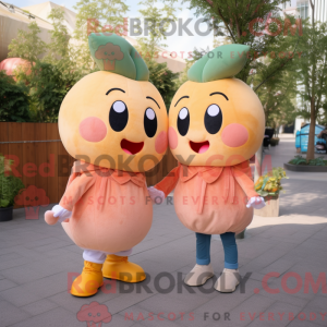Peach Apricot maskot...