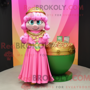 Postava maskota Pink Pot Of...