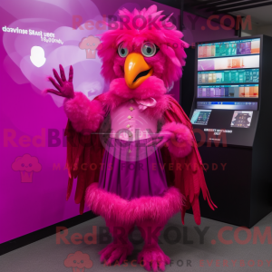 Disfraz de mascota Magenta...