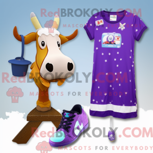 Paarse Guernsey Koe...