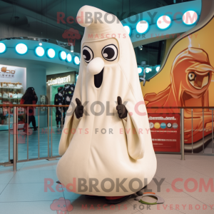 Cream Squid Maskottchen...