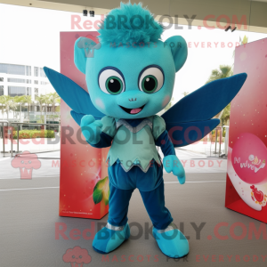 Postava maskota Teal Cupid...