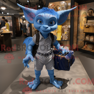 Blue Gargoyle mascot...