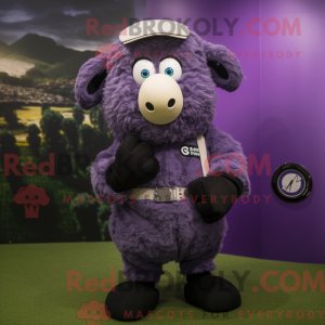 Postava maskota Purple...