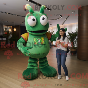 Forest Green Lobster mascot...