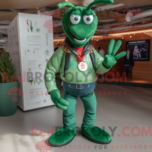 Forest Green Lobster mascot...