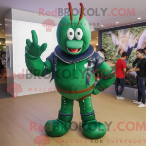 Forest Green Lobster mascot...