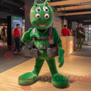 Forest Green Lobster mascot...