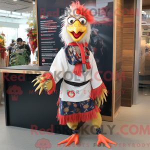 Hanen mascotte kostuum...