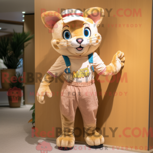 Máscara de gato bronzeado...