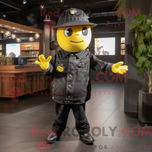 Black Lemon mascottekostuum...