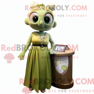 Postava maskota Olive...