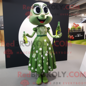 Olive Champagne mascot...