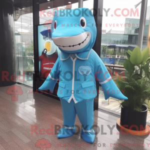 Disfraz de mascota Sky Blue...