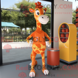 Oranje giraffe...