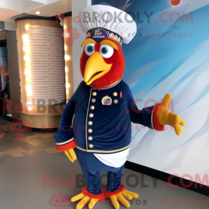 Máscara de frango Navy...