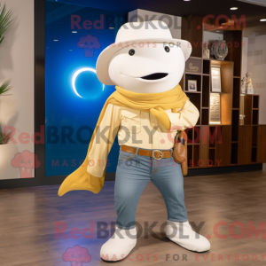 Gull Beluga Whale maskot...