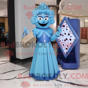 Postava maskota Sky Blue...