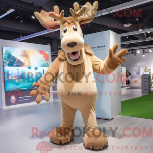 Personaggio mascotte alce...