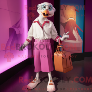 Magenta Albatross mascot...
