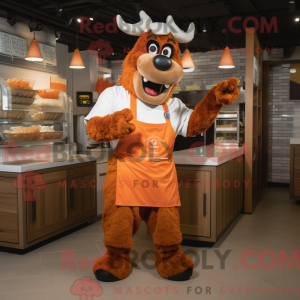 Costume mascotte de bœuf...