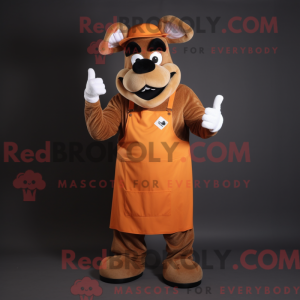 Postava maskota Orange Beef...