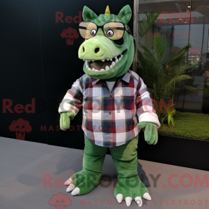 Grønn Stegosaurus...