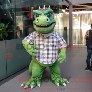 Grön Stegosaurus...
