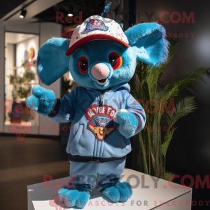 Postava maskota Sky Blue...
