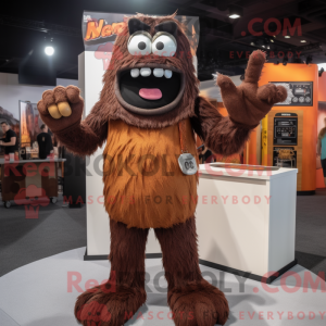 Brown Demon-mascottekostuum...